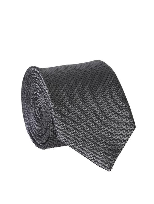 grey polyester woven tie - 12421585 - Very Small Image - 1