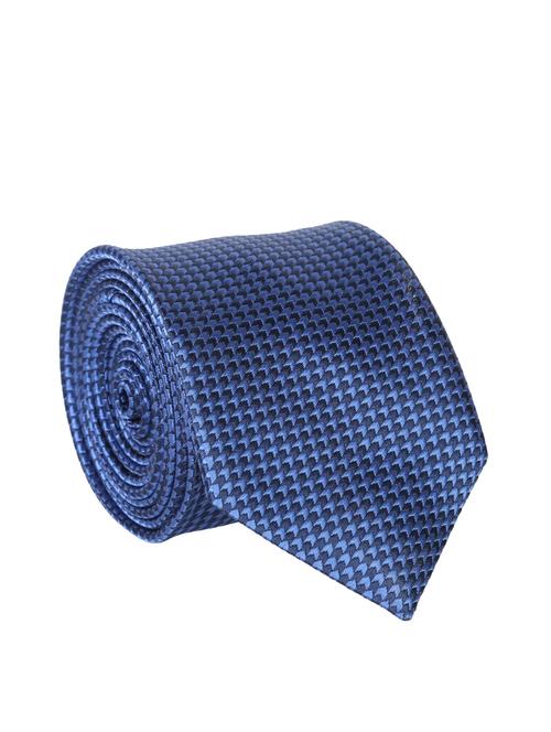 blue polyester woven tie - 12421586 - Very Small Image - 1
