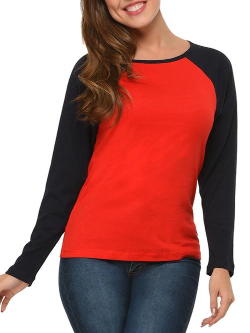 red cotton regular tshirt - 12421641 - Very Small Image - 1