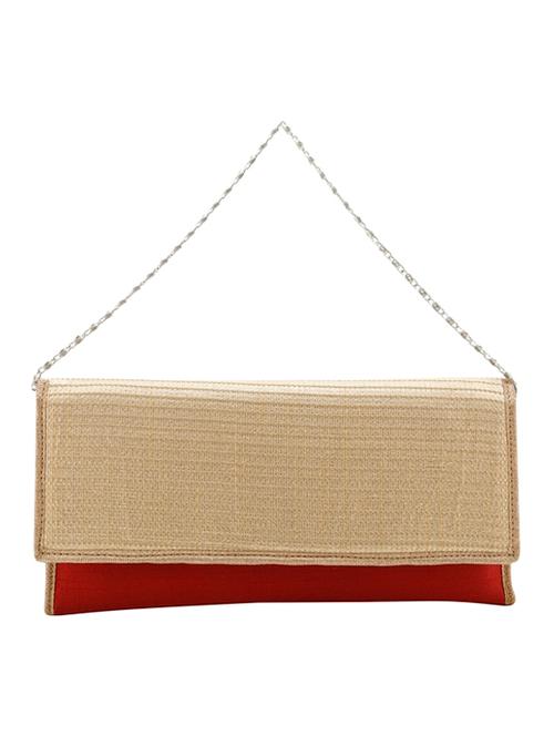 multi silk textured clutch cum sling - 12421953 - Very Small Image - 1