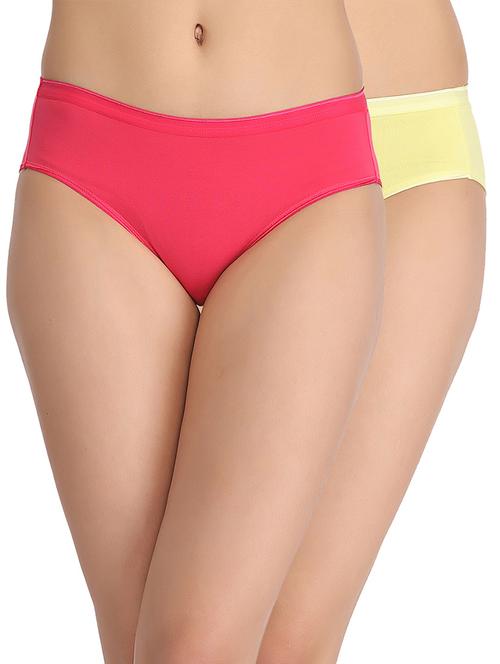 set of 2 multicolored cotton panty - 12422102 - Very Small Image - 1