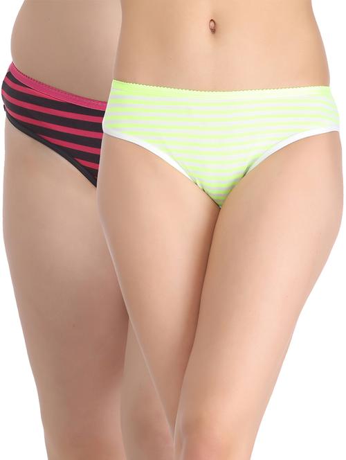 multi colored nylon bikini panty - 12422143 - Very Small Image - 1