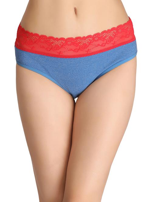 blue lace bikini panty - 12422155 - Very Small Image - 1
