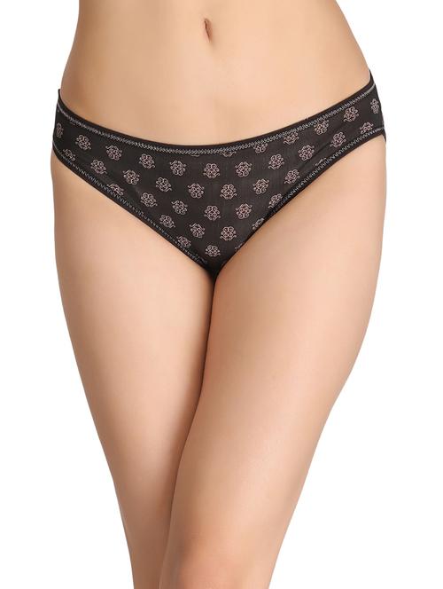 black nylon bikini panty - 12422157 - Very Small Image - 1