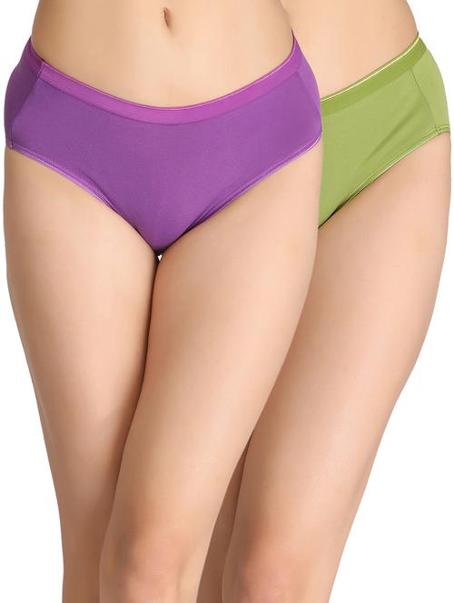 multi colored cotton bikini panty - 12422188 - Very Small Image - 1