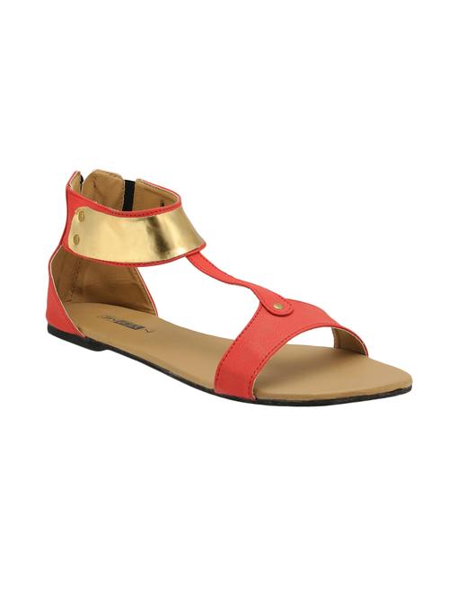 red synthetic sandal - 12422803 - Very Small Image - 1