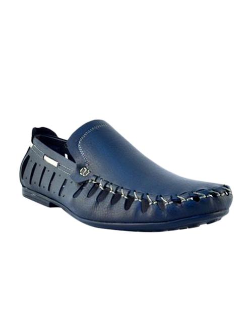 blue synthetic slip on loafers - 12423965 - Very Small Image - 1