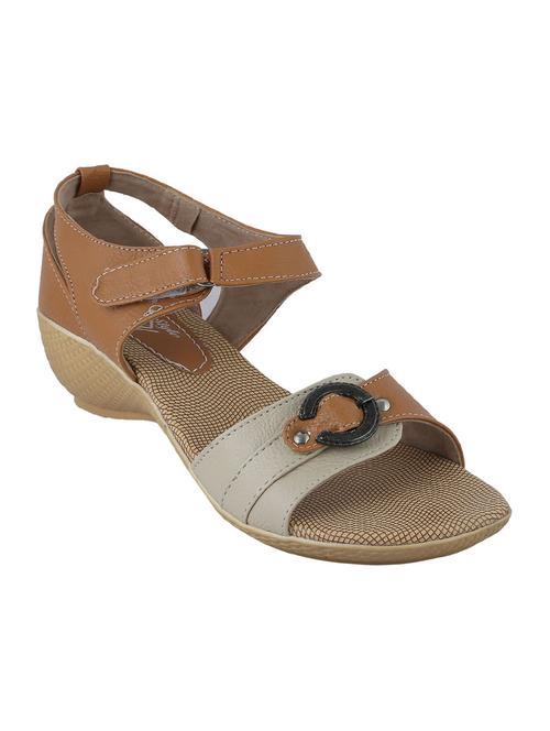 brown synthetic sandal - 12424959 - Very Small Image - 1