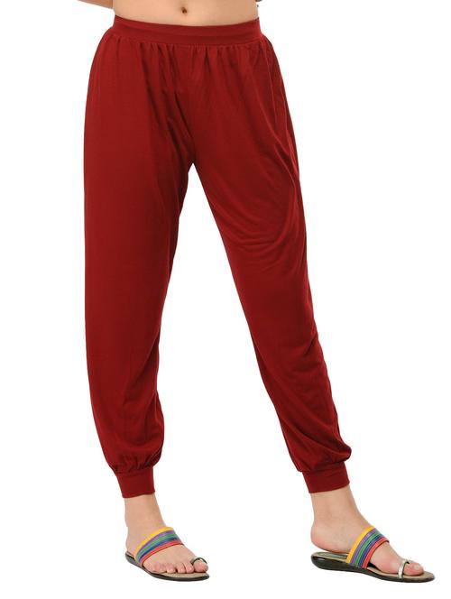 red viscose harem salwars - 12426117 - Very Small Image - 1