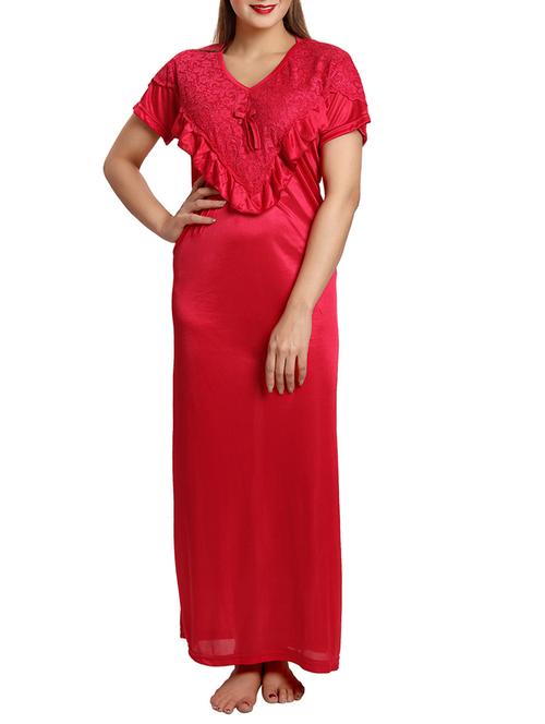 red satin gown - 12427887 - Very Small Image - 1