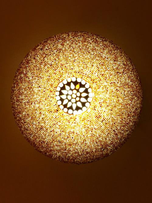 somil multicolor ceiling lamp decorative with colourfull chips & beads designe no_0061 - 12429258 - Very Small Image - 1