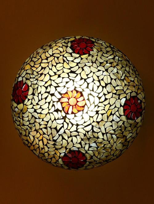 somil multicolor ceiling lamp decorative with colourfull chips & beads designe no_0068 - 12429262 - Very Small Image - 1