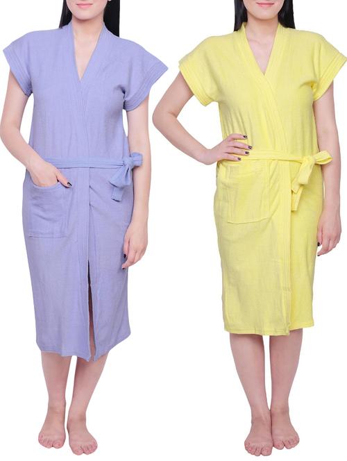 simrit women's bathrobe - 12431290 - Very Small Image - 1