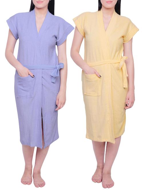 simrit women's bathrobe - 12431302 - Very Small Image - 1