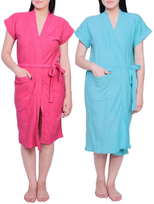 simrit women's bathrobe - 12431312 - Very Small Image - 1