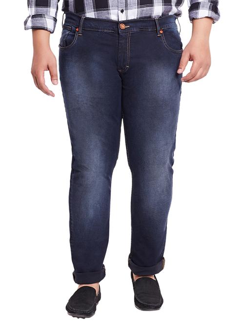navy blue denim jeans - 12436099 - Very Small Image - 1