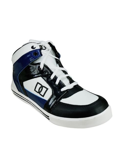 black and white lace up sneaker - 12441151 - Very Small Image - 1