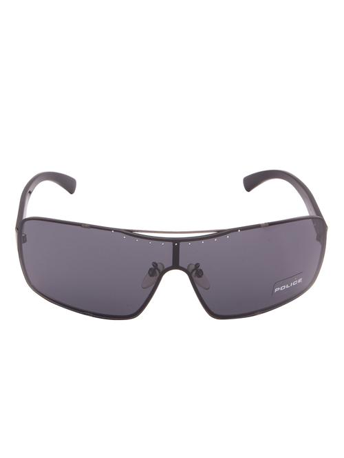 black metal wrap around men sunglass - 12442225 - Very Small Image - 1