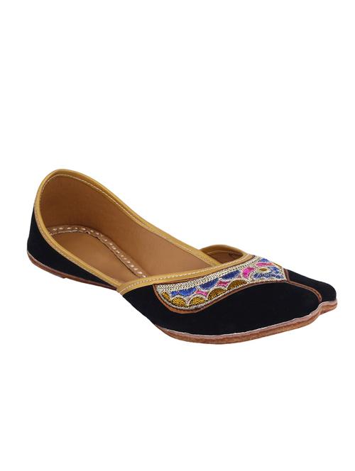 black slip on mojari - 12442607 - Very Small Image - 1