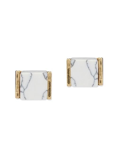 gold metal studs earring - 12446954 - Very Small Image - 1