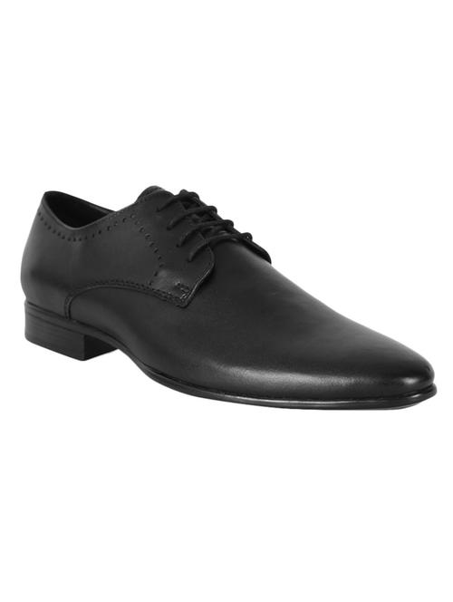 black leather derbies - 12447730 - Very Small Image - 1