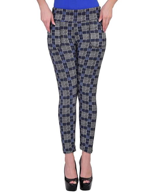 blue fleece jeggings - 12448006 - Very Small Image - 1