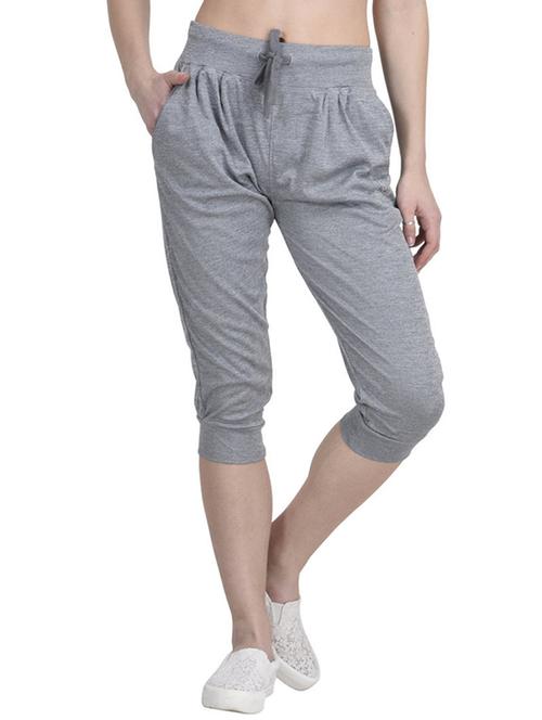 grey cotton capri - 12448312 - Very Small Image - 1