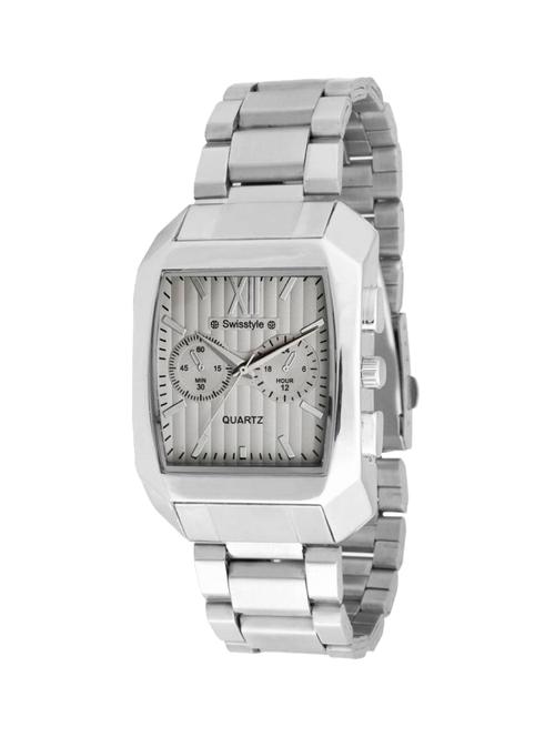 swisstyle white dial watch for men - ss-gsq0008-wht-ch - 12450415 - Very Small Image - 1