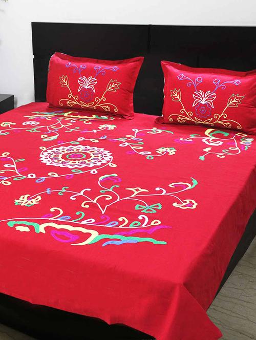 double bedsheet with 2 pillow cover - 12451342 - Very Small Image - 1