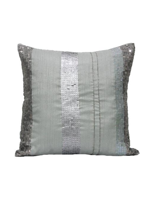 grey seqence cushion cover (set of 2) - 12451602 - Very Small Image - 1