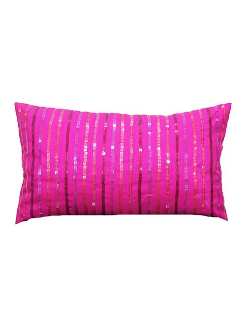 pink seqence cushion cover (set of 2)(30 x 50 cm) - 12451608 - Very Small Image - 1