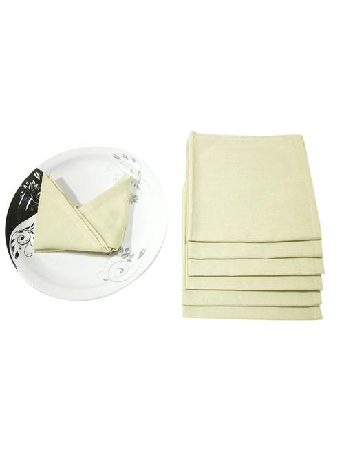 set of 6 cotton table napkins - 12452049 - Very Small Image - 1