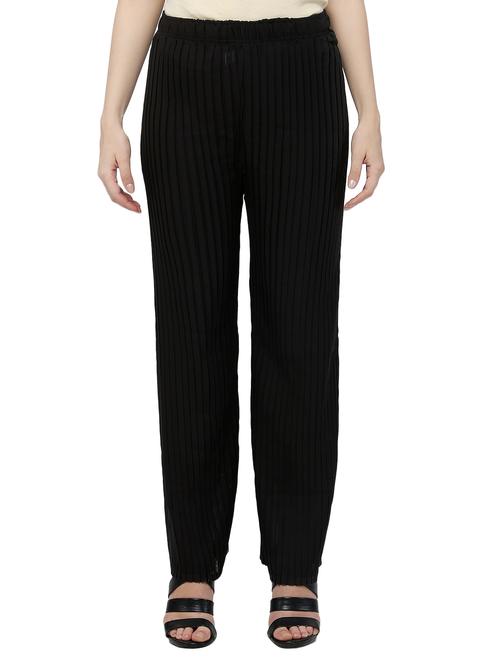 black viscose palazzos - 12453638 - Very Small Image - 1
