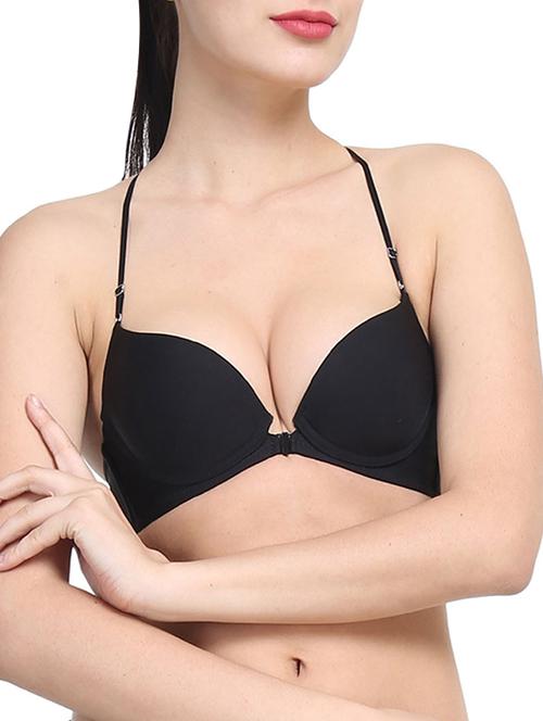 black cotton bra - 12455818 - Very Small Image - 1