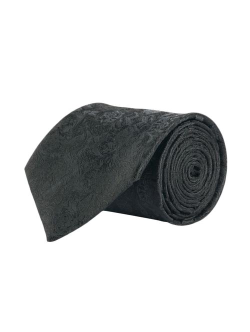 black polyester tie - 12458677 - Very Small Image - 1