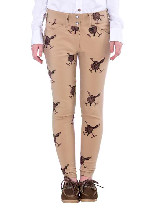 beige printed cotton jean - 12460714 - Very Small Image - 1