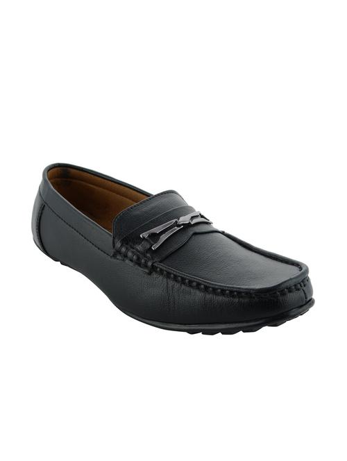 black synthetic slip on loafers - 12460950 - Very Small Image - 1