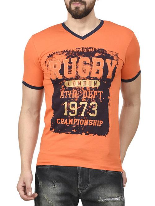 orange cotton tshirt - 12467704 - Very Small Image - 1
