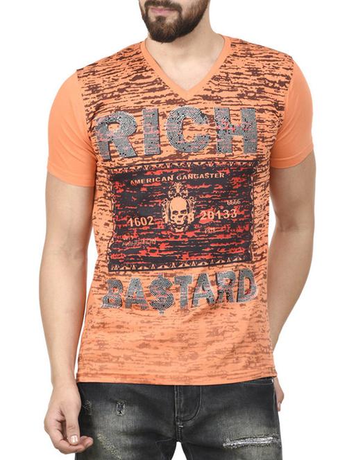 orange cotton tshirt - 12467711 - Very Small Image - 1