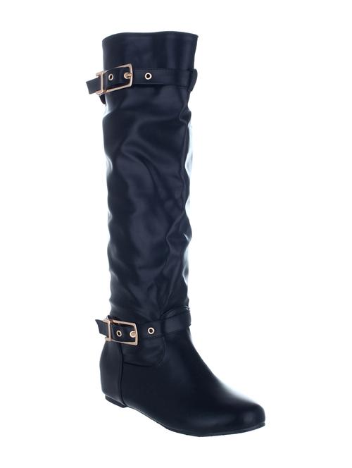 black knee length boot - 12467856 - Very Small Image - 1