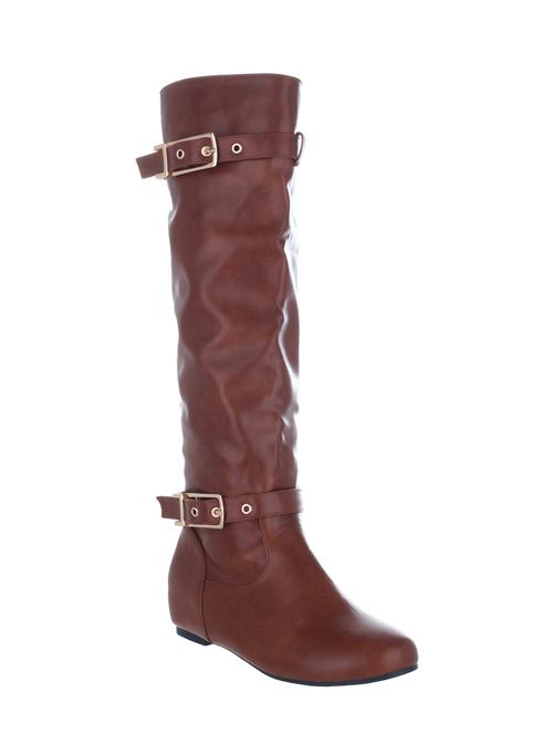 brown knee length boot - 12467857 - Very Small Image - 1