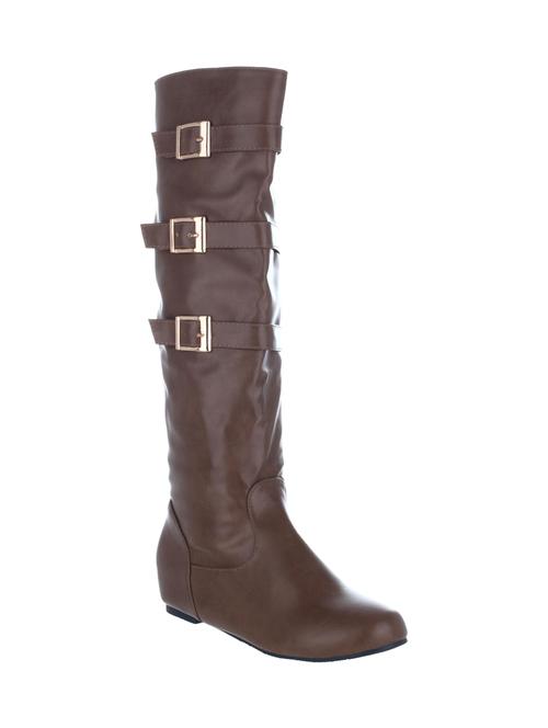 brown knee length boot - 12467865 - Very Small Image - 1