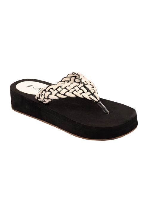 beige toe separator sandal - 12471807 - Very Small Image - 1