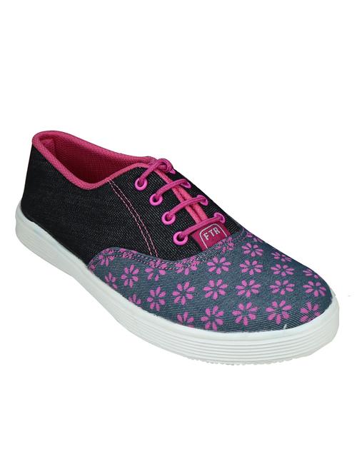 multi colored canvas laceup sneakers - 12474140 - Very Small Image - 1