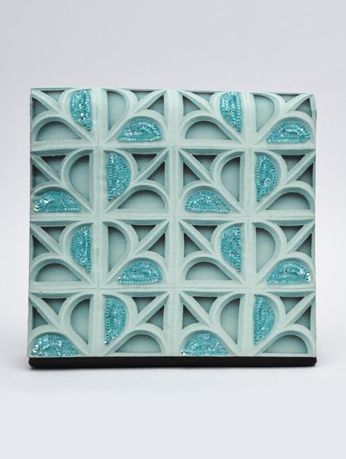 mint sequin embellished minaudiere - 1247598 - Very Small Image - 1