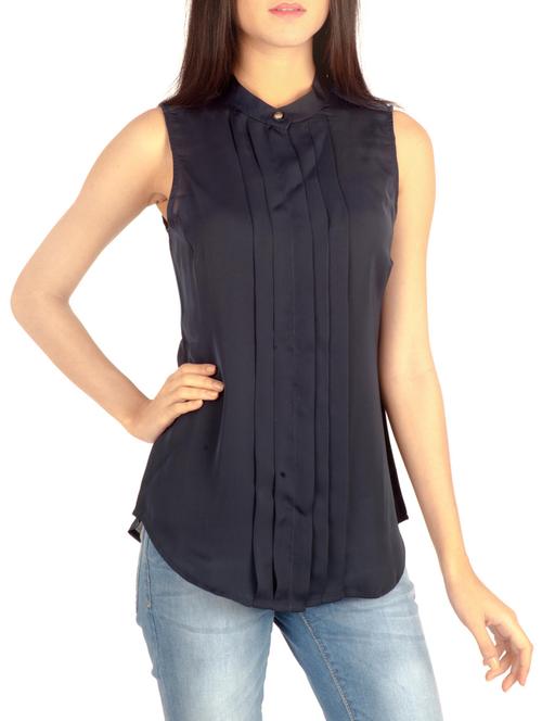 navy blue top - 12478818 - Very Small Image - 1