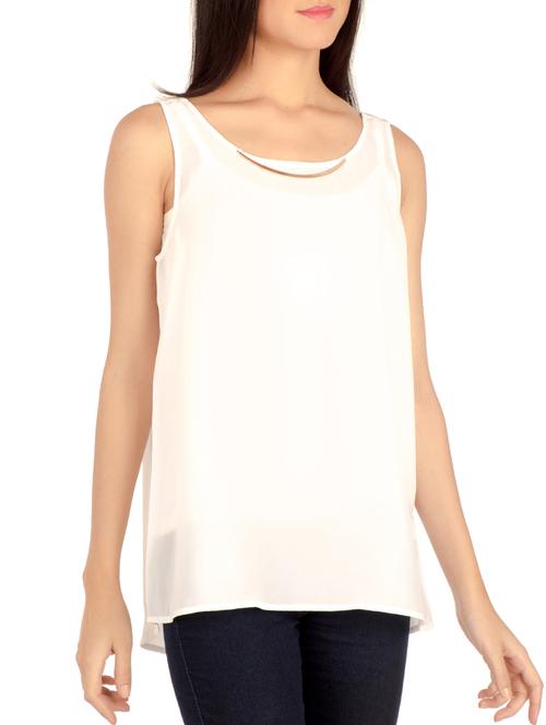 cream regular top - 12478820 - Very Small Image - 1