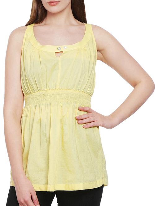 yellow polyester regular top - 12479038 - Very Small Image - 1