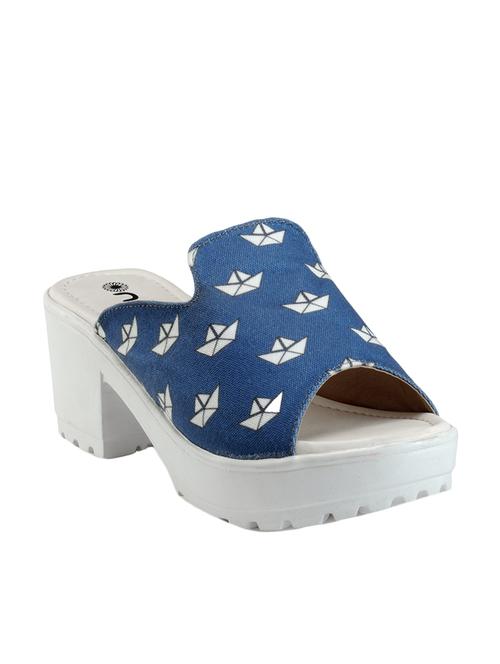 blue mule sandal - 12479454 - Very Small Image - 1