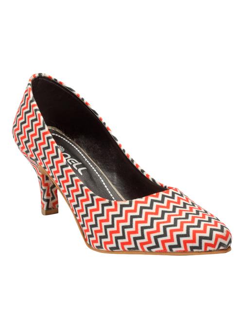 red canvas slip on pumps - 12479464 - Very Small Image - 1